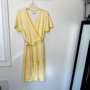 Gibson Latimer Tiered Eyelet Dress